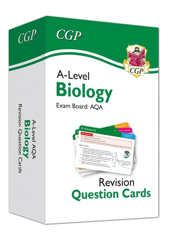 A-Level Biology AQA Revision Question Cards: for the 2026 and 2027 exams (CGP AQA A-Level Biology)