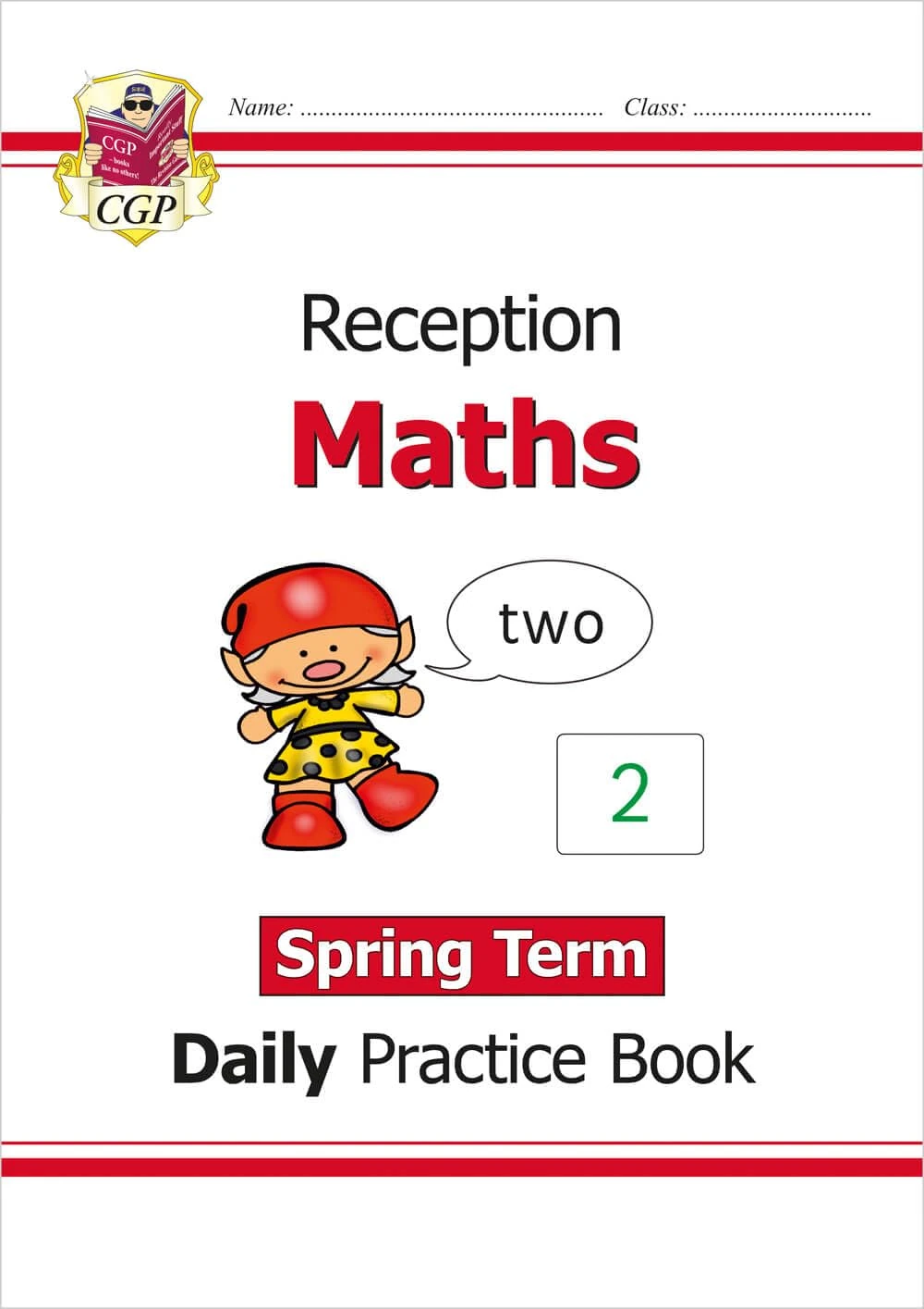 Reception Maths Daily Practice Book: Spring Term (CGP Reception Daily Workbooks)