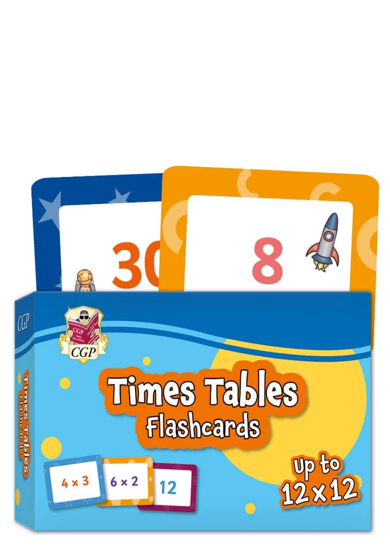 Times Tables Flashcards: perfect for learning the 1 to 12 times tables (CGP KS1 Activity Books and Cards)