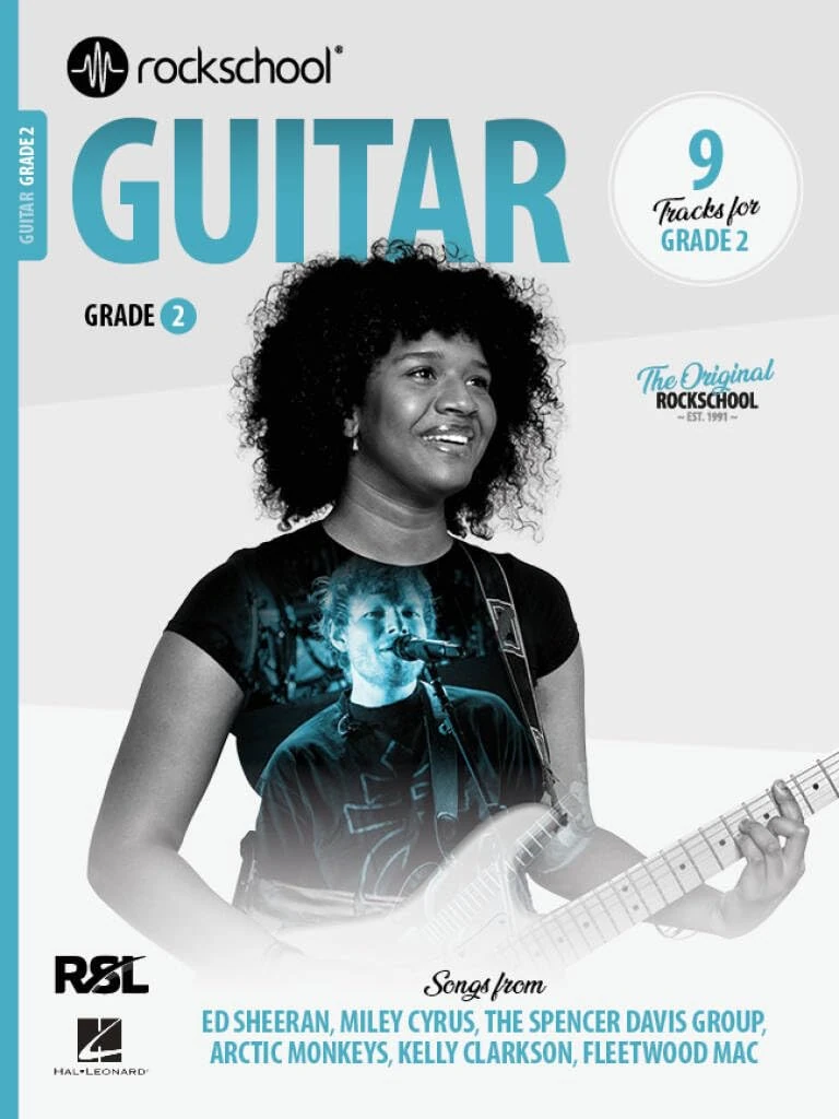 Rockschool Guitar Grade 2 (2024) | Exam Songbook | Sheet Music Arrangements for Performance Assessment | Includes Nine Syllabus-Aligned Tracks Notation Tabs, Playalong Resources |Teacher's Material