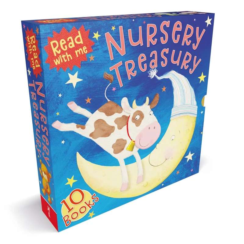 Nursery Treasury box set: The Perfect Gift for Children Featuring 10 Illustrated Picture Books of Classic Tales
