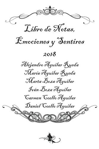 Libro de Notas, Emociones y Sentires 2018 - Image 1