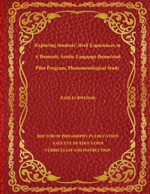 Exploring Students' Lived Experiences in Arabic Immersion Study