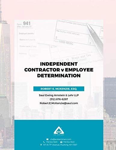Independent Contractor v Employee Determination