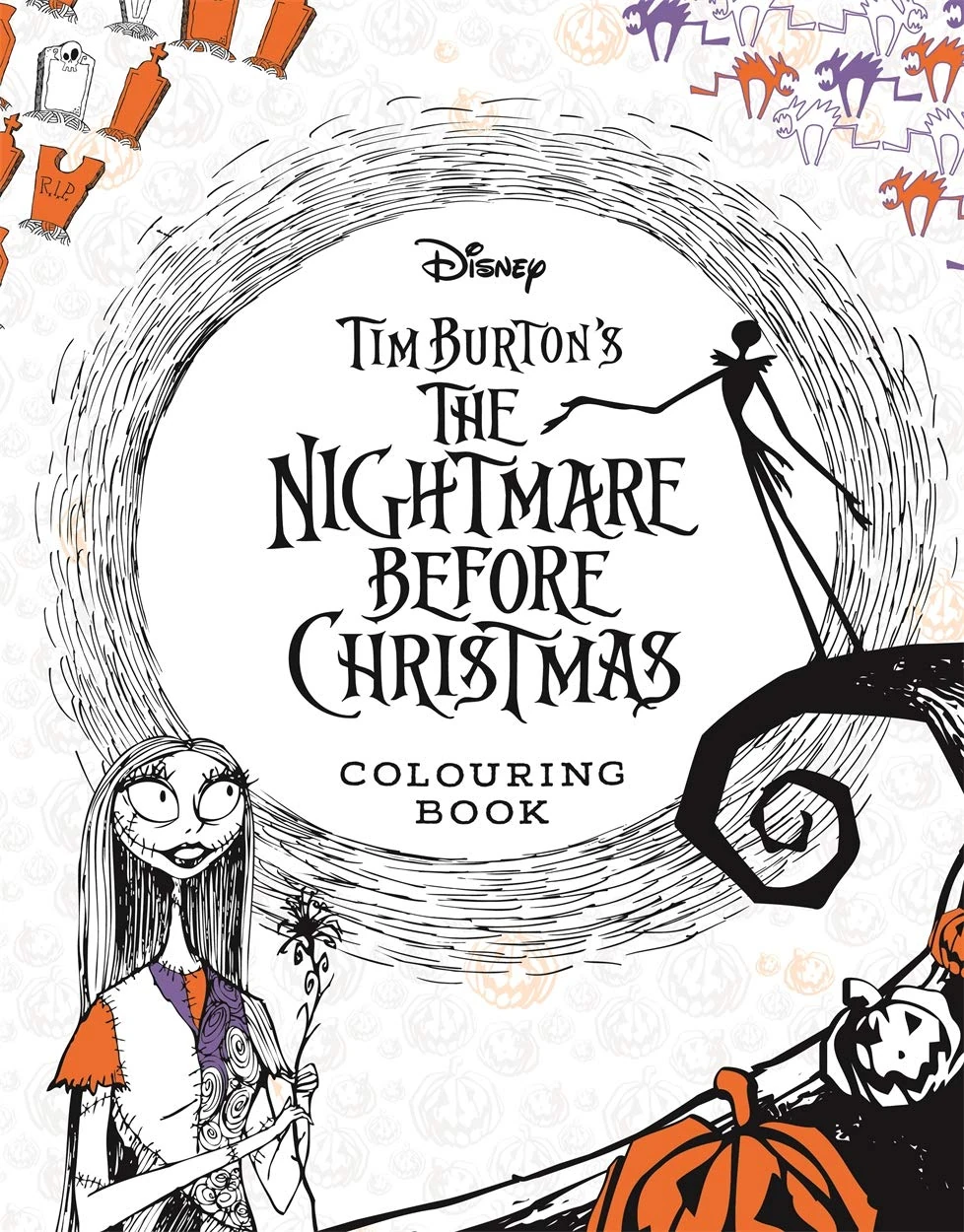 Disney Tim Burton's The Nightmare Before Christmas Colouring