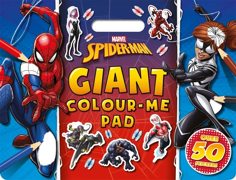 Marvel Spider-Man: Giant Colour-Me Pad