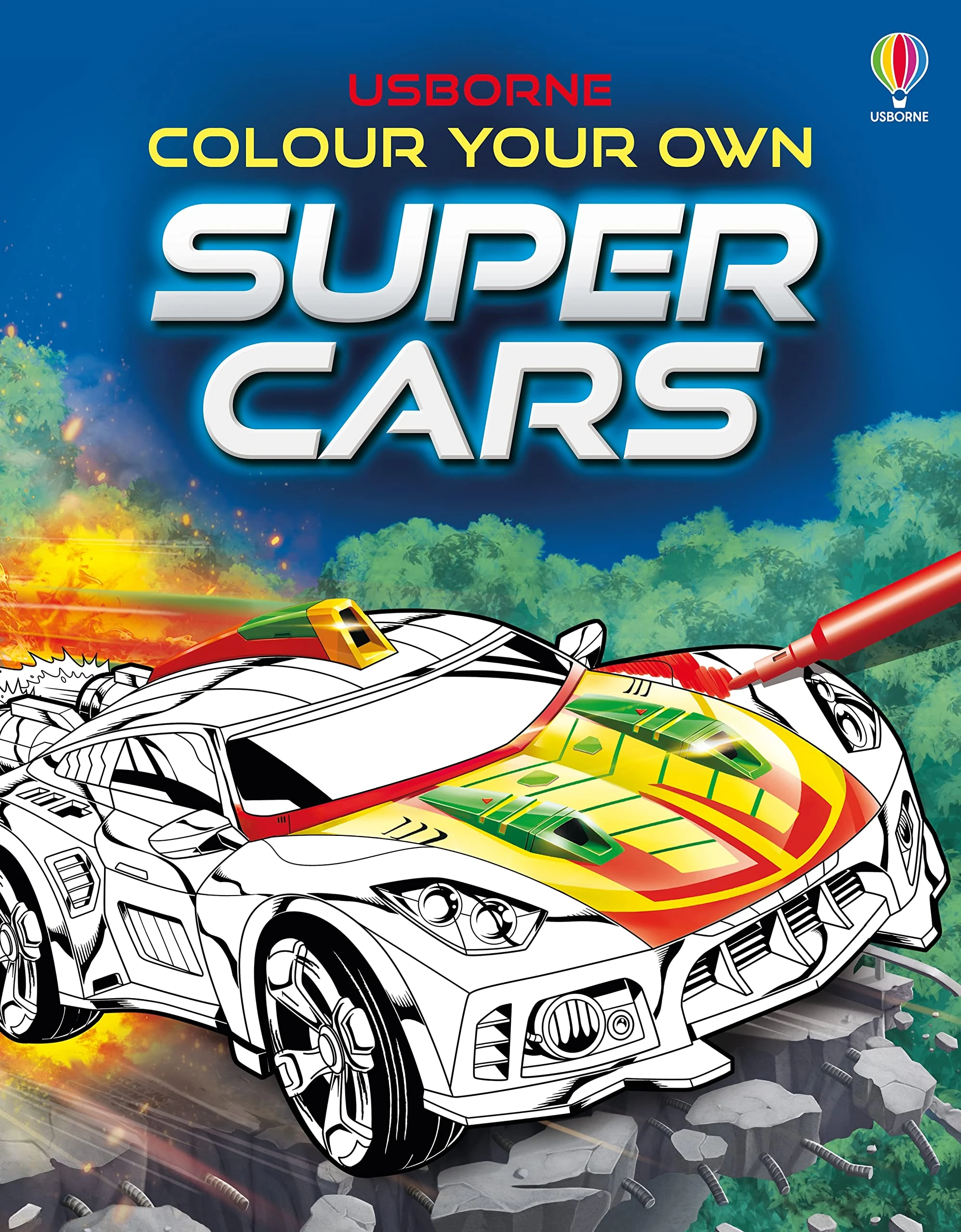 Colour Your Own Super Cars (Colouring Books)
