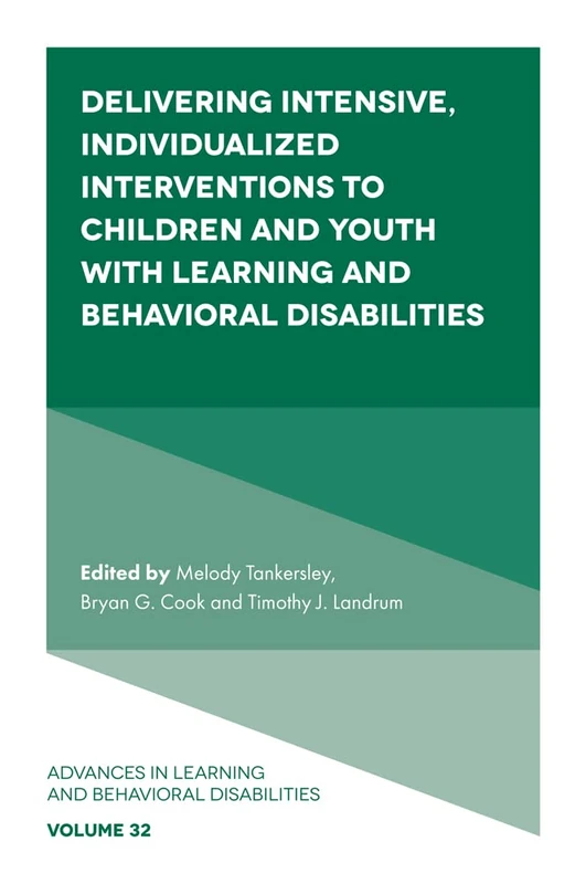 Delivering Intensive, Individualized Interventions to Children and Youth with Learning and Behavioral Disabilities: 32