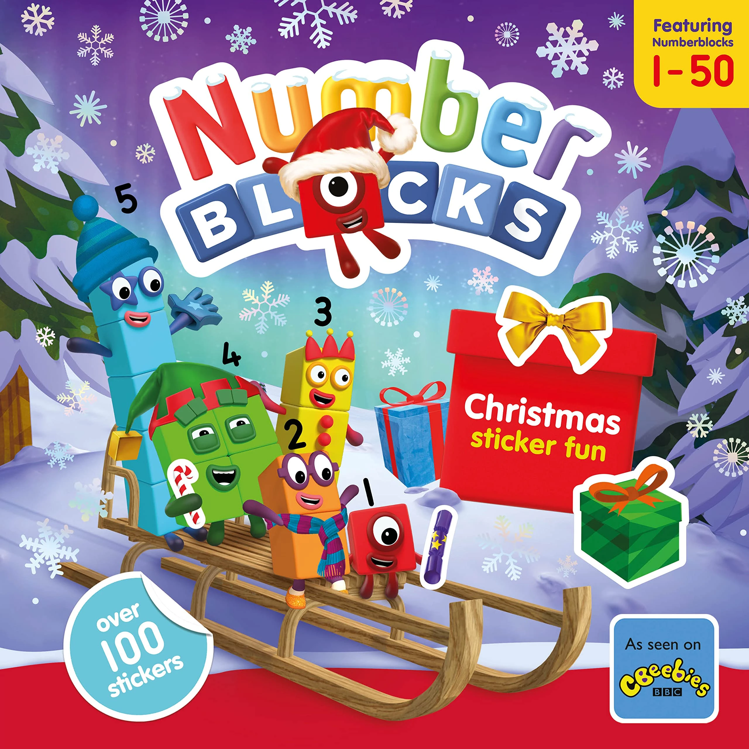 Numberblocks Christmas Sticker Fun: Official Sticker Activity Book With Over 100 Stickers! The Perfect Gift of Numberblocks Fans (Numberblock Sticker Books)