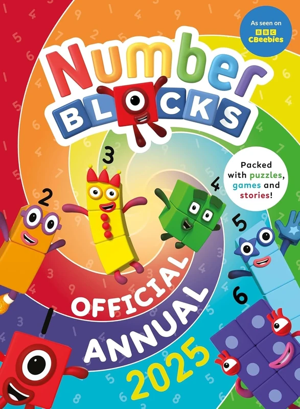 Numberblocks Annual 2025 - Kids Activity Book, Maths Puzzles & Games for Preschool Ages 3-6 Years (Numberblocks Annuals)