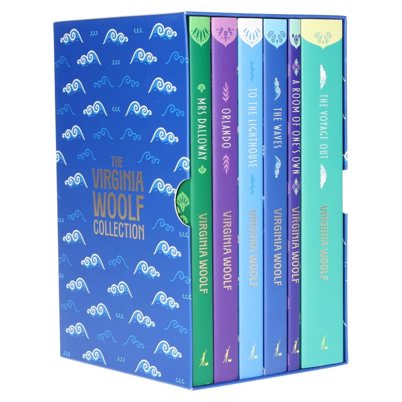 The Virginia Woolf Collection 6 Books set (A Room Of One's Own, Mrs Dalloway, Voyage out, The Waves, To The Lighthouse, Orlando)