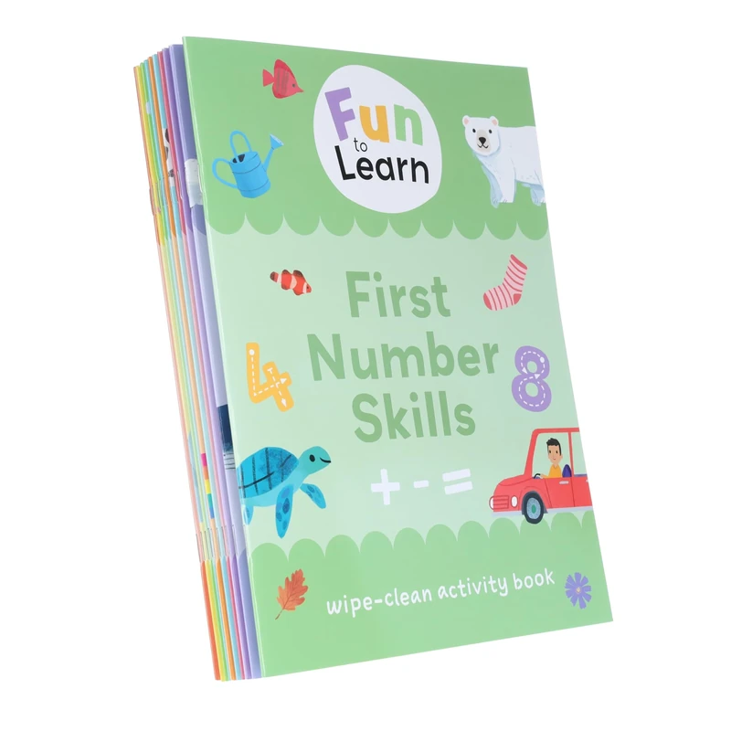 Fun to Learn Wipe-Clean 10 Book Set: 11 (Fun to Learn Wipe-Clean Activity Books)