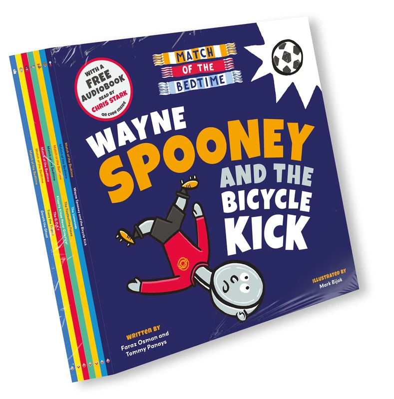 Match of the Bedtime 7 Book Box Set - Funny Bedtime Football Stories - A Story for Every Night of the Week - Free Audiobooks Read by Chris Stark