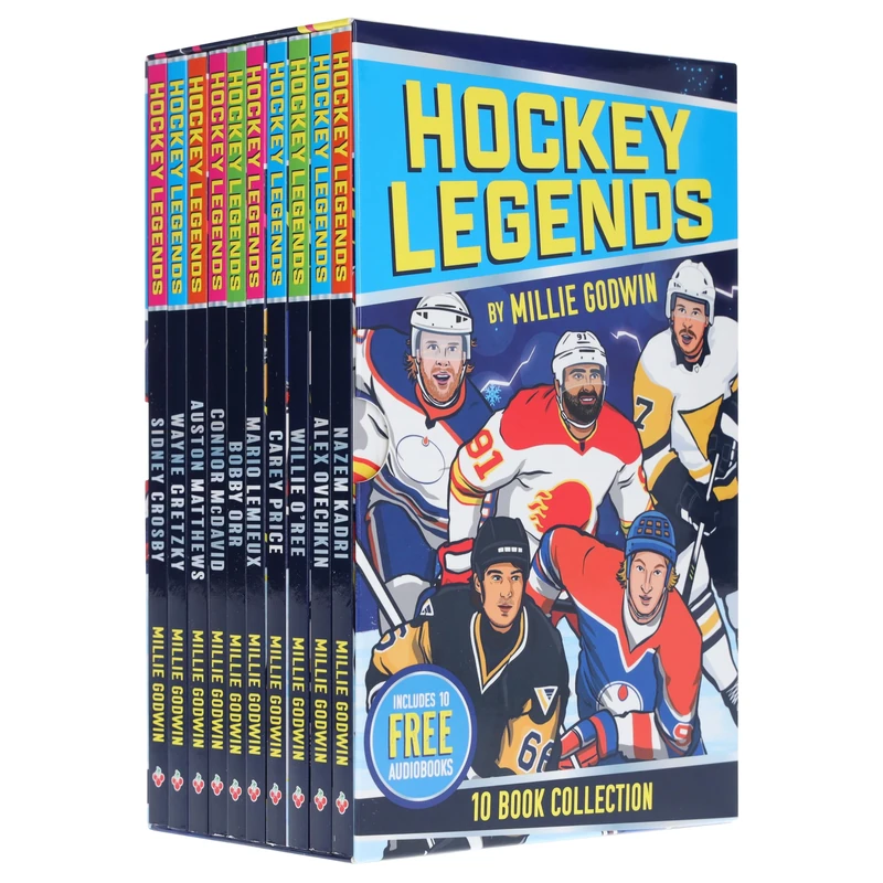 The Hockey Legends 10 Book Collection: Learn More About the Rise Of Your Favourite Young Hockey Players, Sports Biography Perfect for Ages 7-9 (The Hockey Legends Collection)