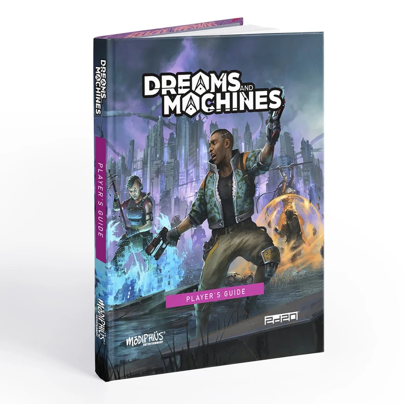 Modiphius Entertainment: Dreams and Machines: Player's Guide - Hardcover RPG Book, Requires Gamemaster's Guide for Play