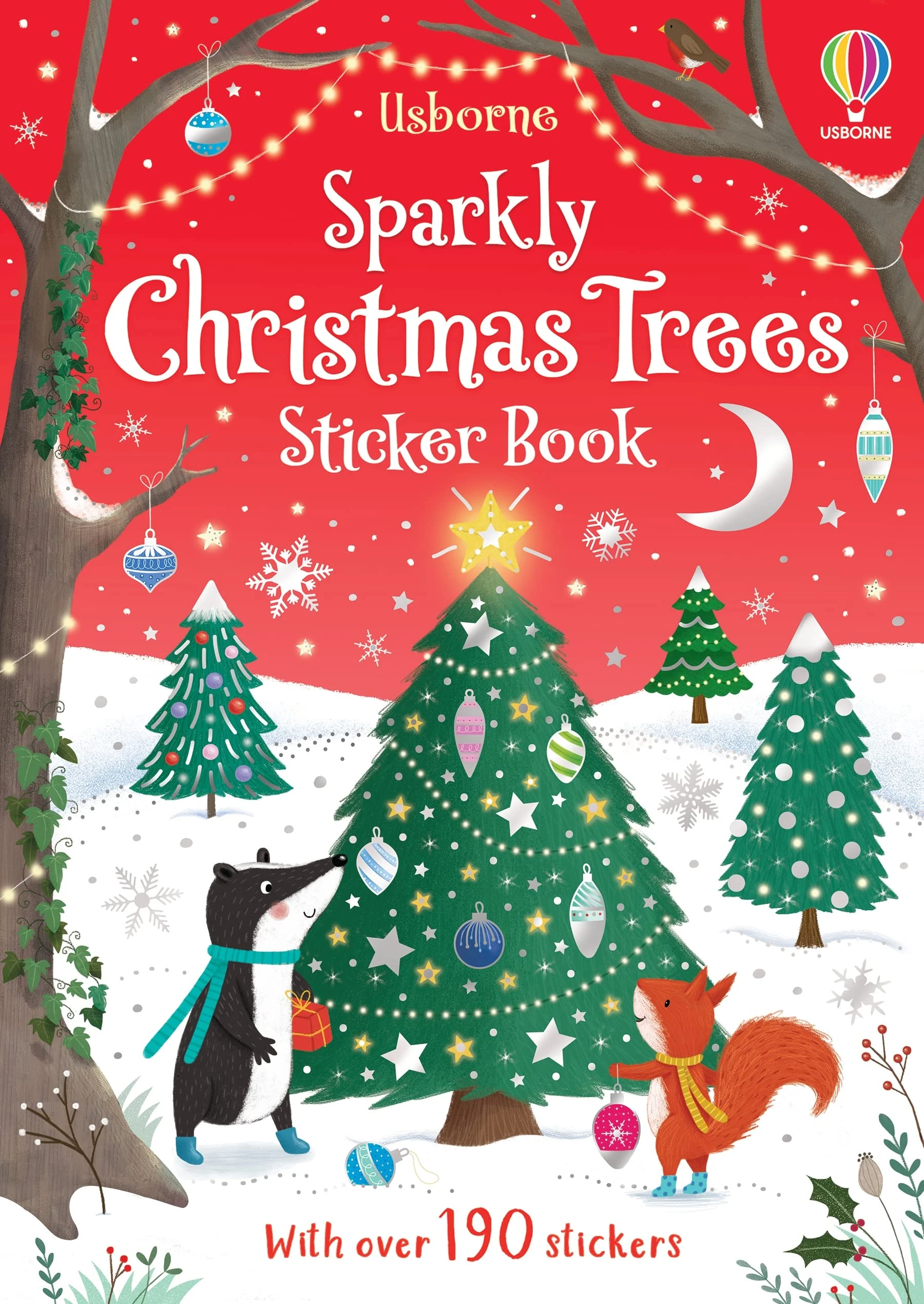 Sparkly Christmas Trees: (Little First Stickers) : A Festive Christmas Creativity Book for Children : Sticker Book (Sparkly Sticker Books)