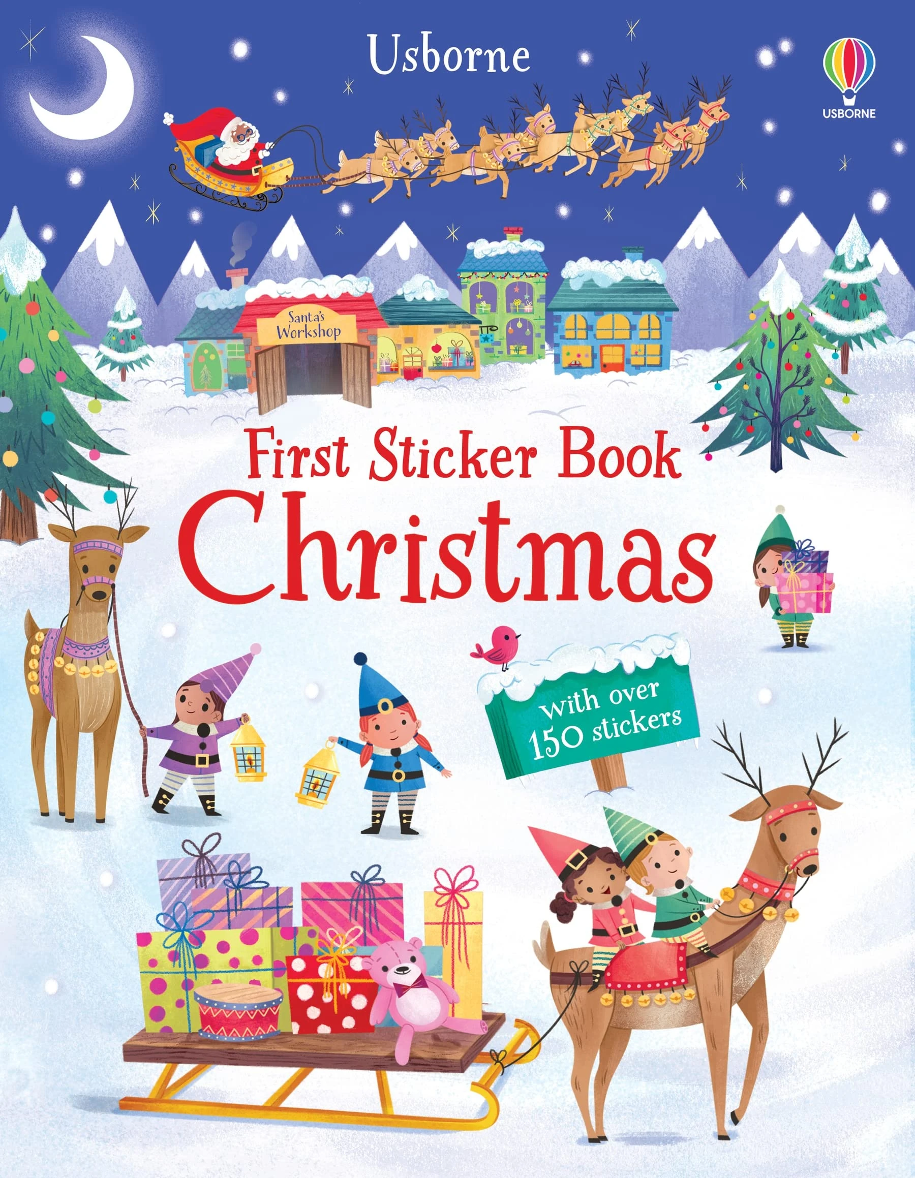 First Sticker Book Christmas (First Sticker Books): A Christmas Sticker Book for Children