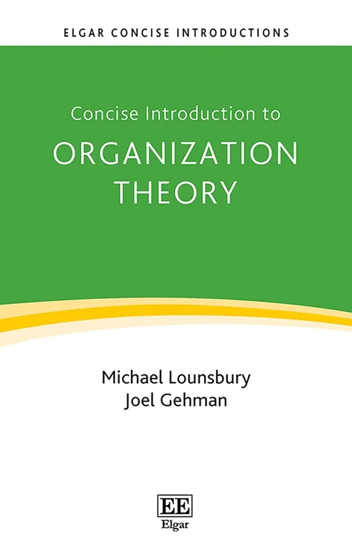 Concise Introduction to Organization Theory: From Ontological Differences to Robust Identities (Elgar Concise Introductions)