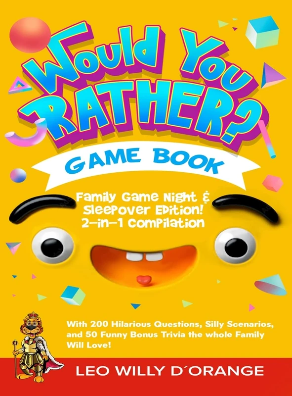 Would You Rather Game Book Family Game Night & Sleepover Edition!: 2-in-1 Compilation - Try Not To Laugh Challenge with 400 Hilarious Questions, Silly ... Bonus Trivia for Kids, Teens, and Adults!