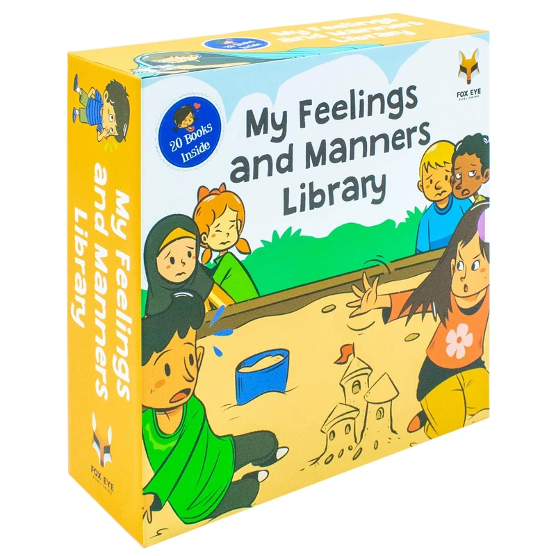 My Feelings and Manners 20 Books Box Set : Anxiety, Responsibilities, Physical Aggression, Separation Anxiety, Lying, Bad Manners, Trauma, Trying New Things, Sharing, Bad Manners, Bad Habits