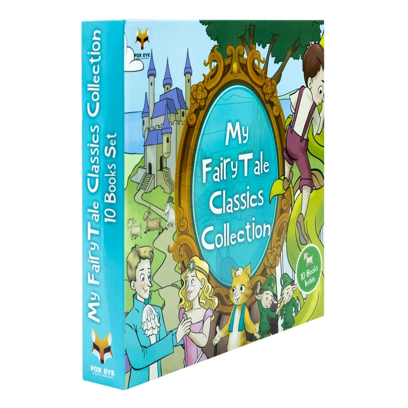 My Fairy Tale Classic 10 Picture Books Collection ( Aladdin, Beauty and Beast, Puss In Boots, Jack and The Beanstalk, Hansel and Gretel)