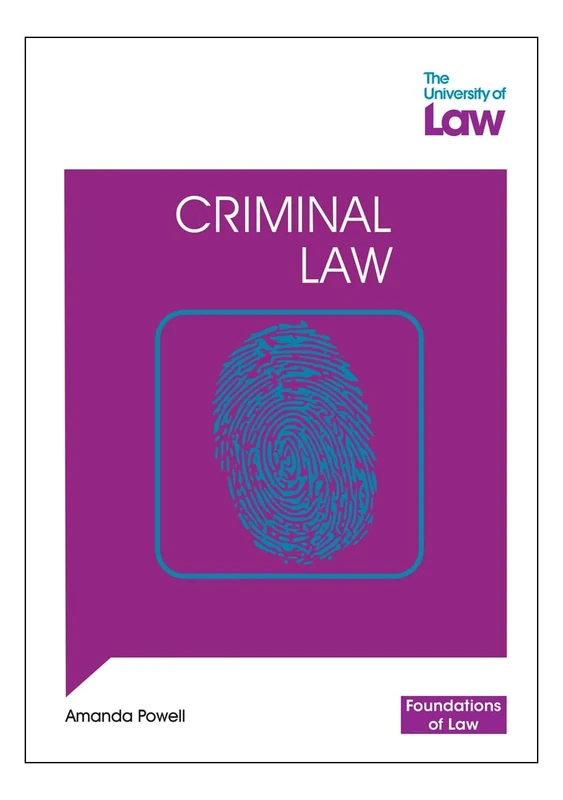Foundations of Law - Criminal Law
