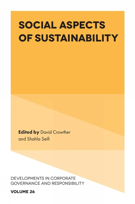 Social Aspects of Sustainability (Developments in Corporate Governance and Responsibility, 26)