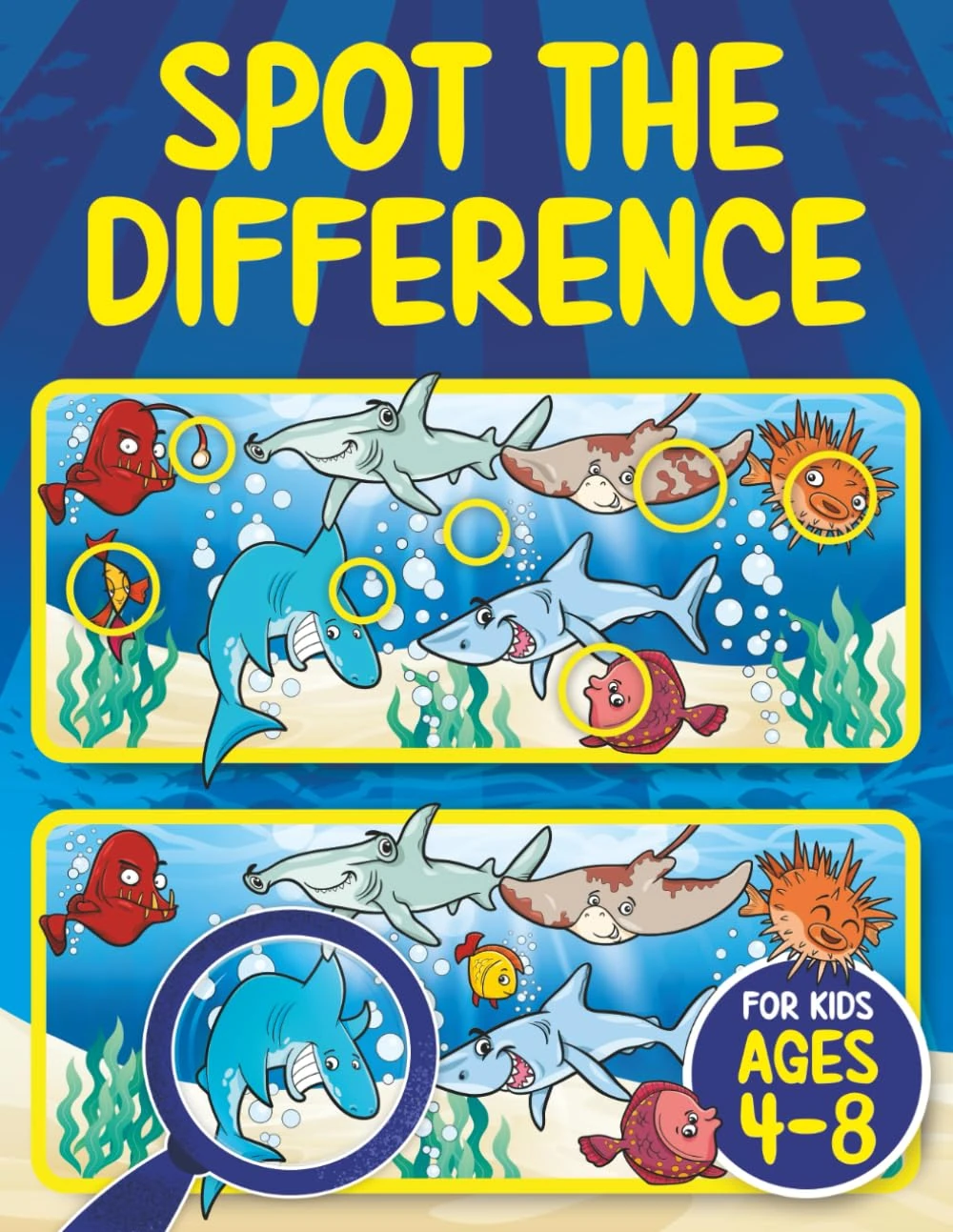 Spot the Difference Book for Kids ages 4-8: Seek and Find Hidden Picture Activity Book for 4-6, 6-8 | Fun Gifts for 4, 5, 6, 7 and 8 Year Old Children (Spot the Differences for Kids)