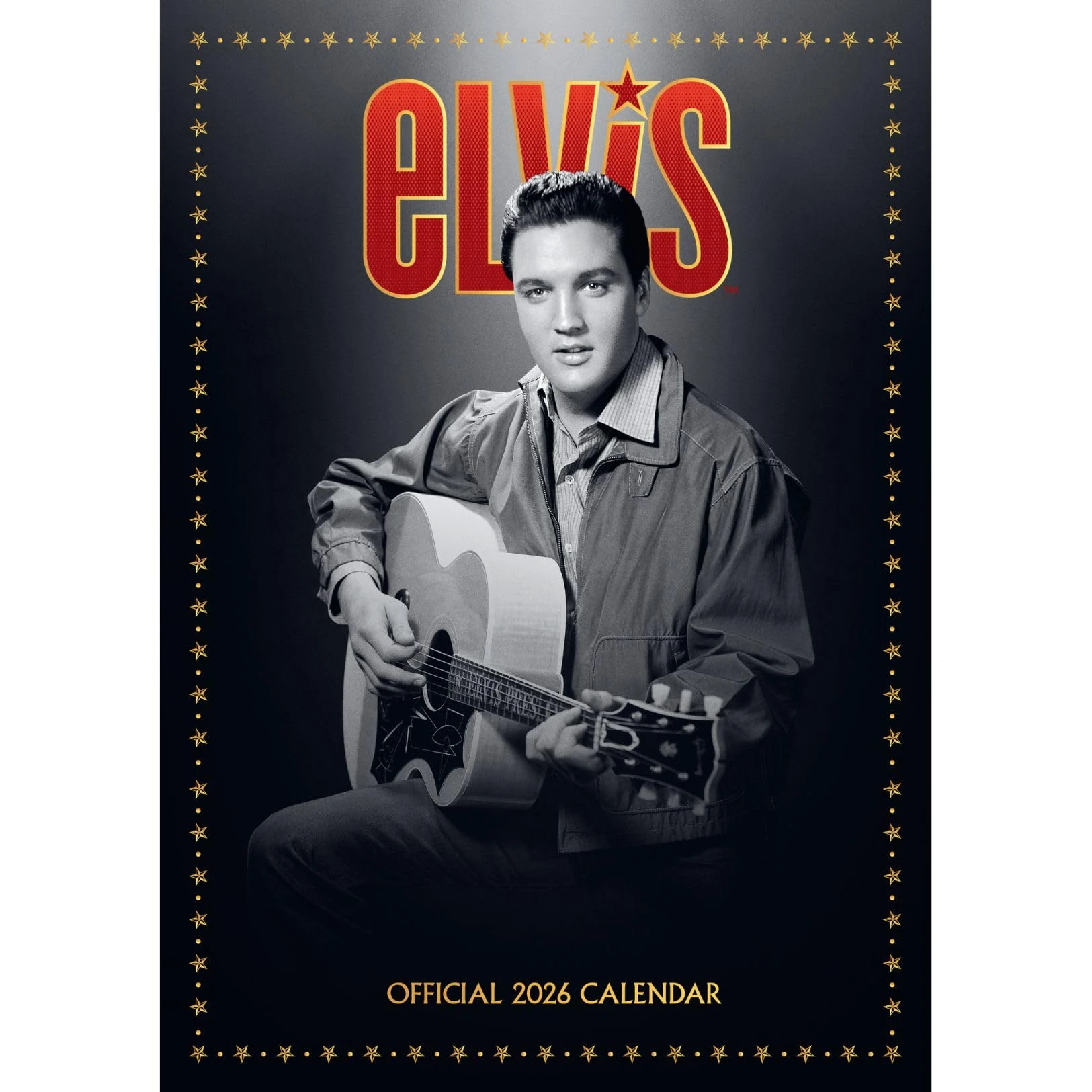 2026 CALENDAR ELVIS MONTH TO VIEW A3 WALL CALENDAR OFFICIAL PRODUCT