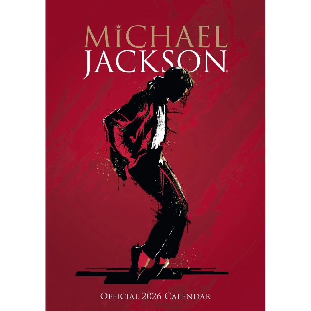 2026 CALENDAR MICHAEL JACKSON MONTH TO VIEW A3 WALL CALENDAR OFFICIAL PRODUCT