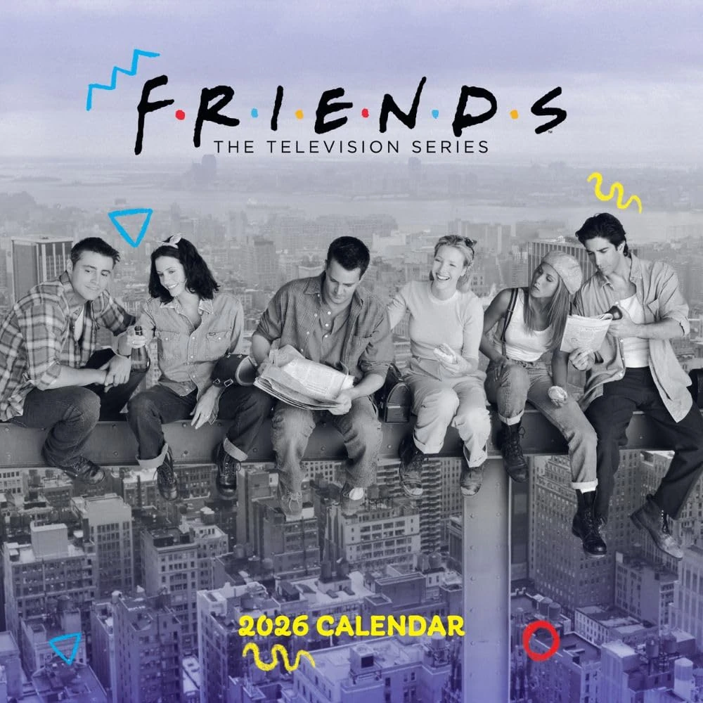 2026 CALENDAR FRIENDS MONTH TO VIEW SQUARE WALL CALENDAR OFFICIAL PRODUCT