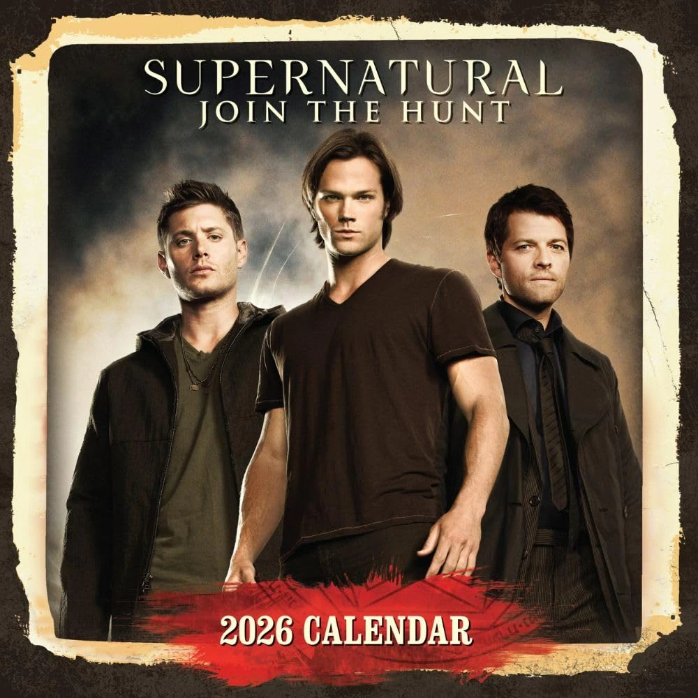 2026 CALENDAR SUPERNATURAL MONTH TO VIEW SQUARE WALL CALENDAR OFFICIAL PRODUCT