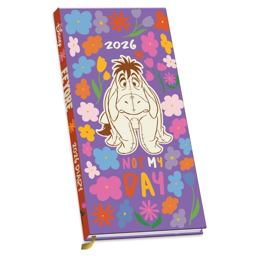 2026 DIARY DISNEY EEYORE WEEK TO VIEW SLIM POCKET DIARY OFFICIAL PRODUCT