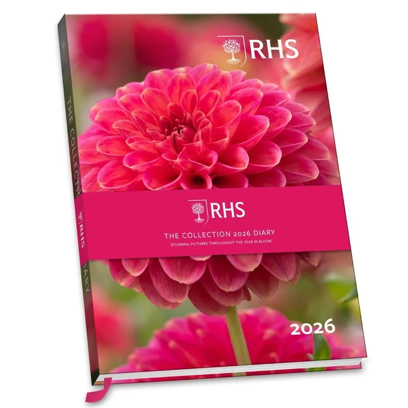 2026 DIARY RHS WEEK TO VIEW HARDBACK A5 DIARY OFFICIAL PRODUCT