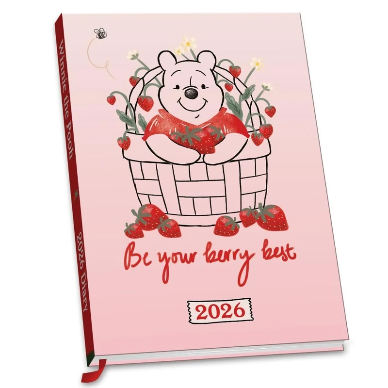 2026 DIARY DISNEY WINNIE THE POOH SKETCHBOOK WEEK TO VIEW HARDBACK A5 DIARY OFFICIAL PRODUCT
