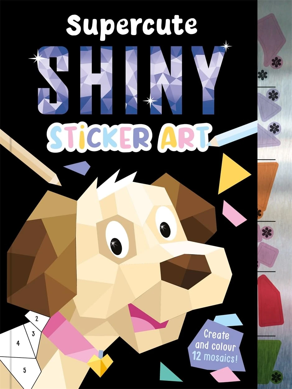 Supercute Shiny Sticker Art (Mosaic Sticker by Numbers)