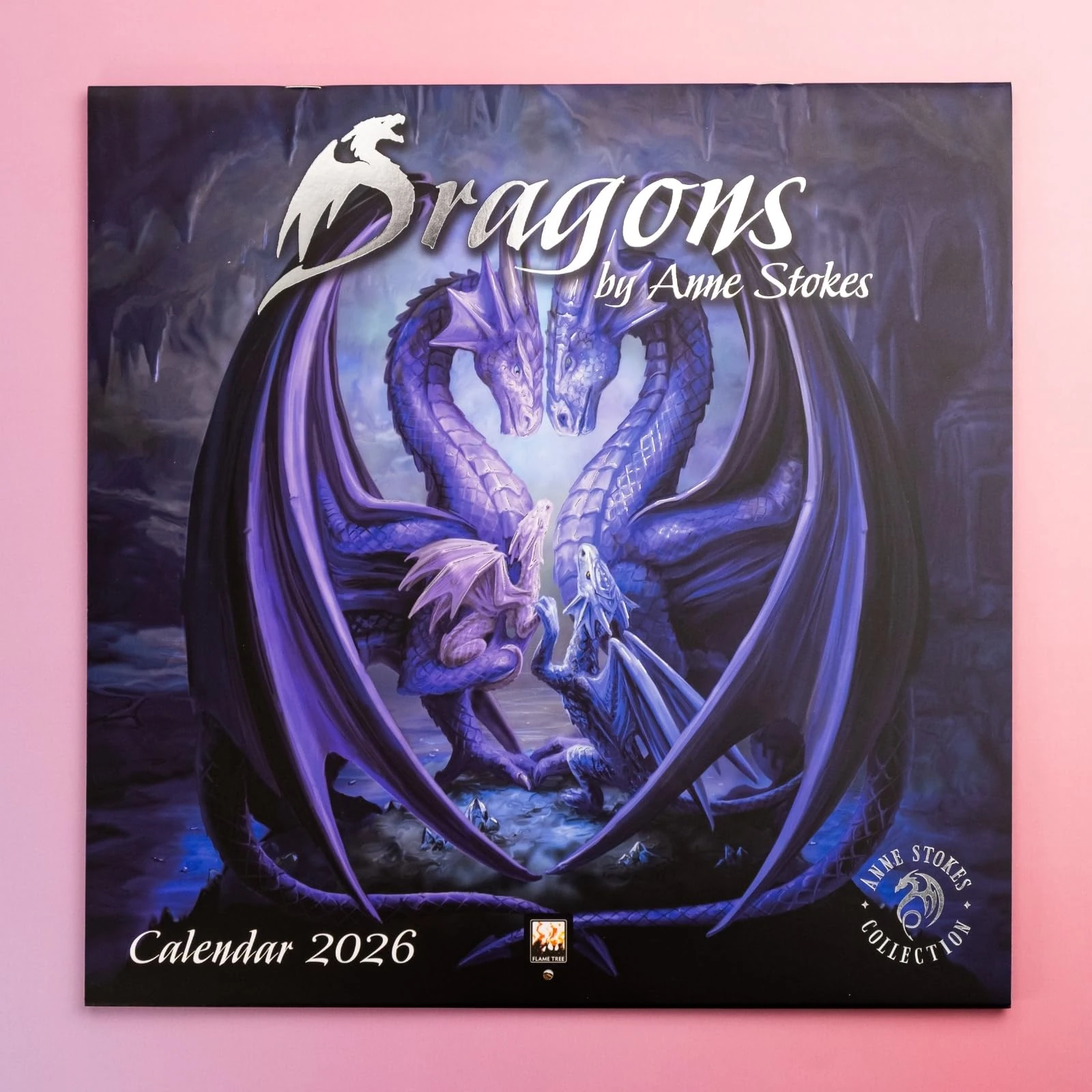 Dragons by Anne Stokes Wall Calendar 2026 (Art Calendar): Original Flame Tree Publishing-Kalender [Kalender]