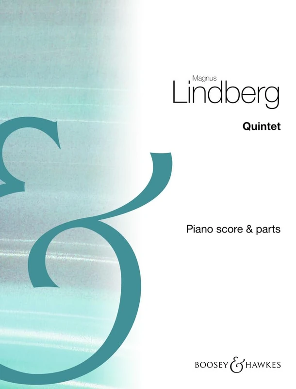 Lindberg: Quintet for Oboe, Clarinet (B-Flat), F Horn, Bassoon, Piano Score and Parts: for piano and winds. oboe, clarinet in Bb, horn in F, bassoon and piano. Partition et parties. - Image 1