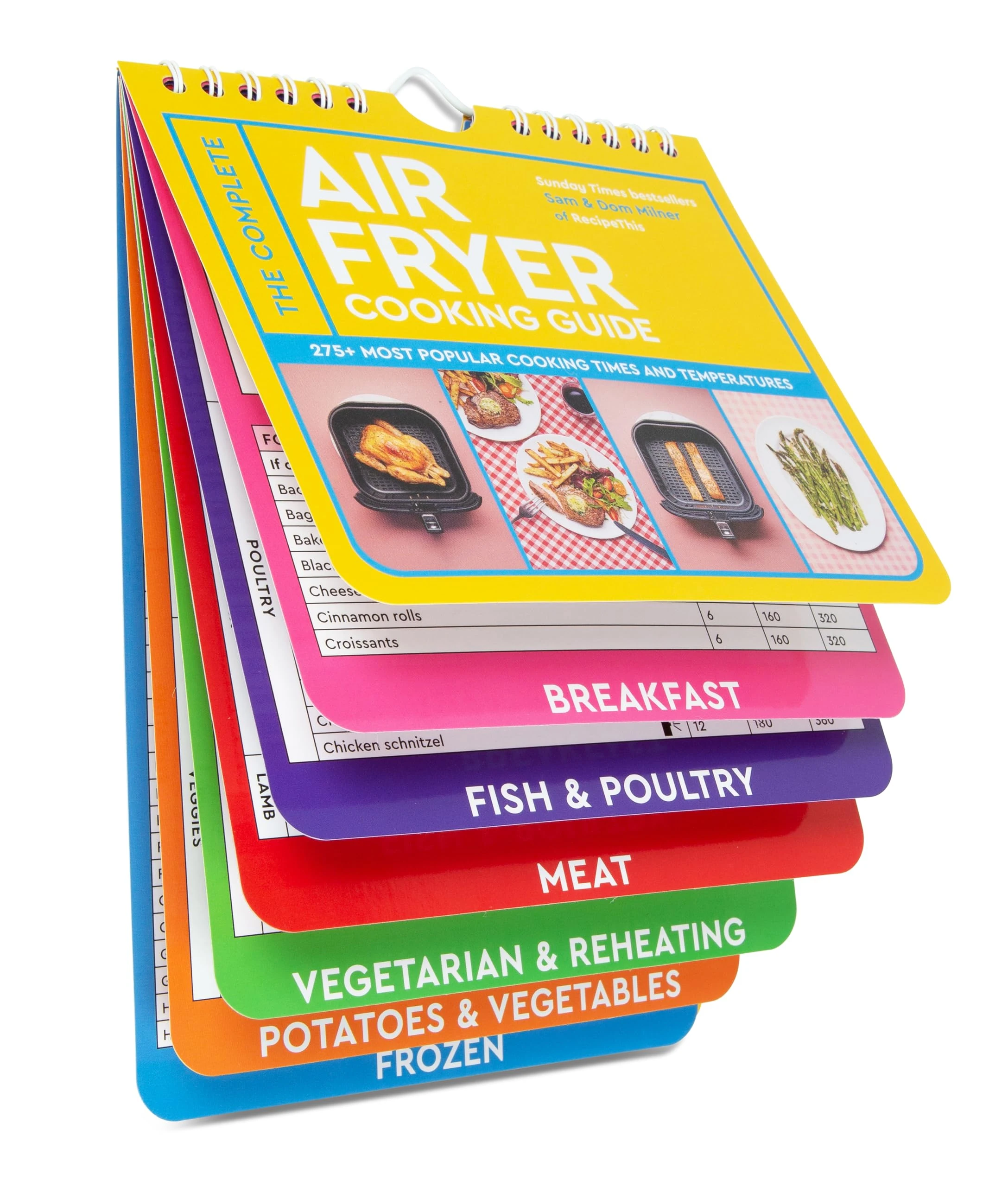 The Complete Air Fryer Cooking Guide: 275+ Most Popular Cooking Times and Temperatures - The Sunday Times Bestseller (Air Fryer Cookbook series)