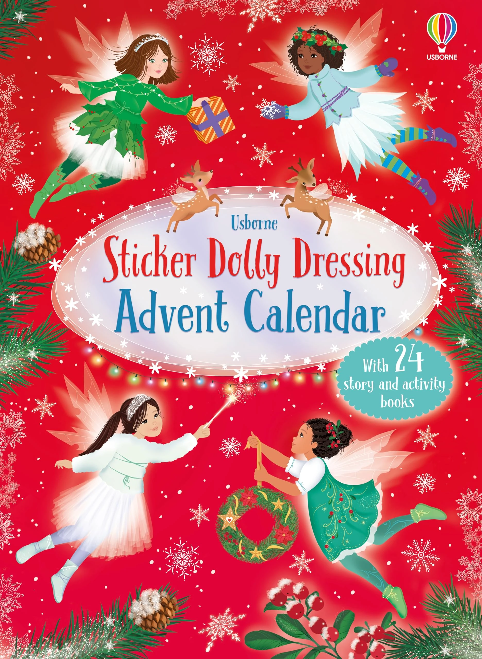 Sticker Dolly Dressing Advent Calendar: A Festive Collection of Dress Up Sticker Dolls, Puzzles, and other Activity Books
