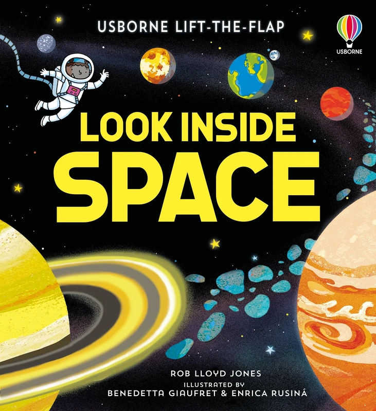 Look Inside Space: An interactive lift-the-flap introduction to galaxies, stars and the moon for young children