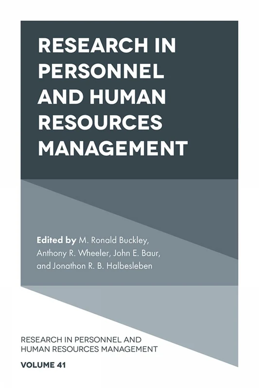 Research in Personnel and Human Resources Management: 41
