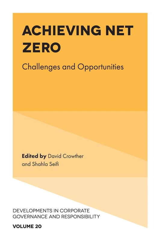 Achieving Net Zero: Challenges and Opportunities: 20 (Developments in Corporate Governance and Responsibility, 20)