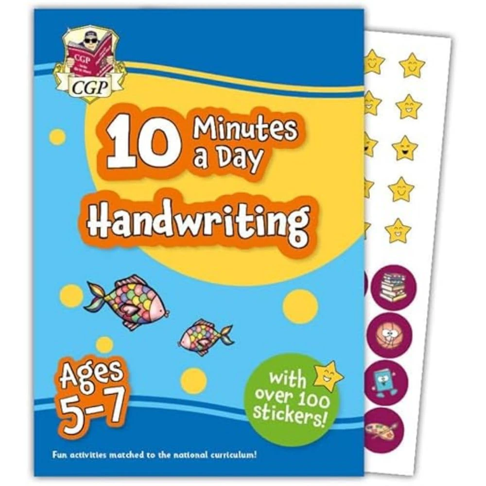 10 Minutes a Day Handwriting for Ages 5-7 (with over 100 stickers) (CGP KS1 Activity Books and Cards)