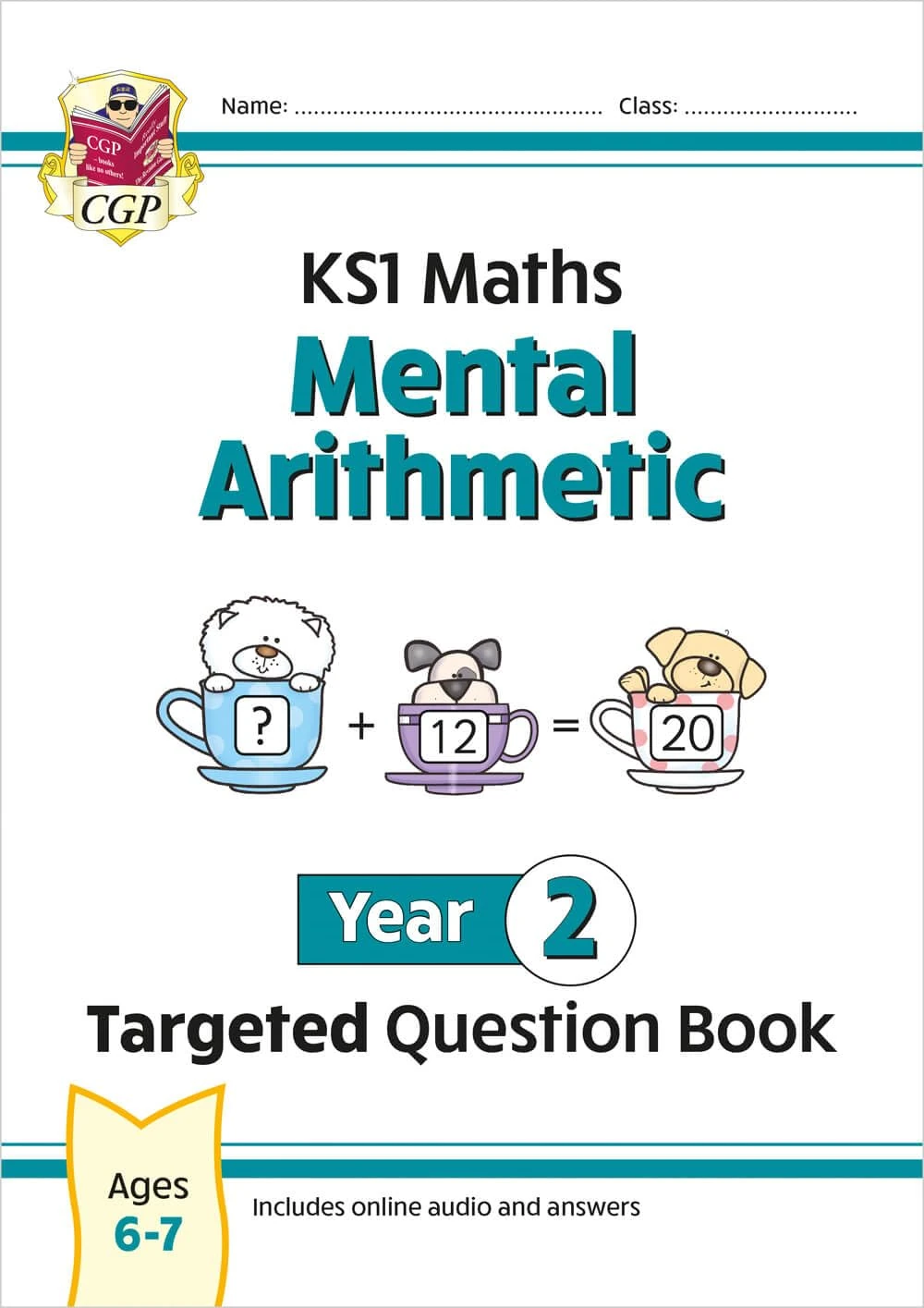 KS1 Maths Year 2 Mental Arithmetic Targeted Question Book (includes Online Answers & Audio Tests) (CGP Year 2 Maths)