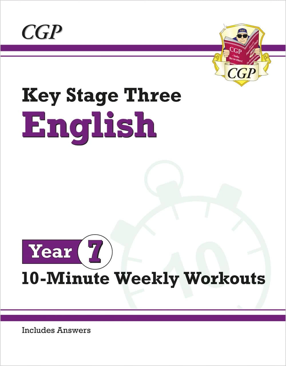 KS3 Year 7 English 10-Minute Weekly Workouts (CGP KS3 10-Minute Tests)