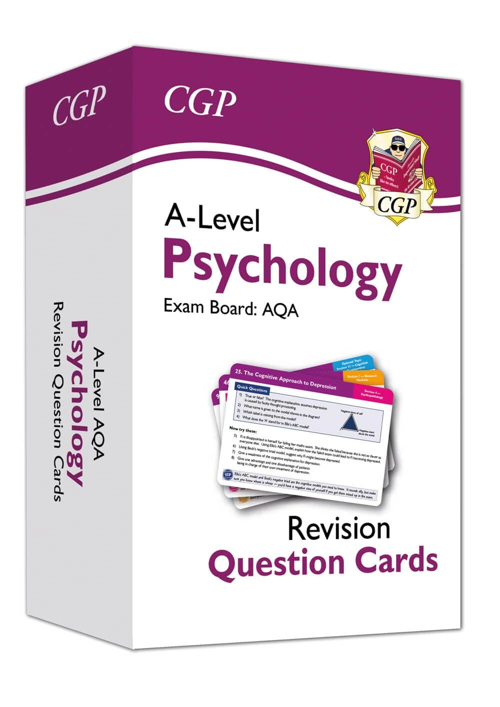 A-Level Psychology AQA Revision Question Cards (For exams in 2026): for the 2026 exams (CGP A-Level Psychology)