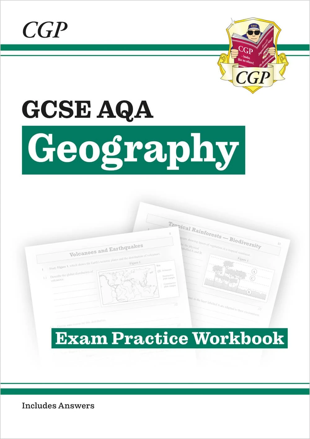 GCSE Geography AQA Exam Practice Workbook (includes answers): for the 2026 and 2027 exams (CGP AQA GCSE Geography)