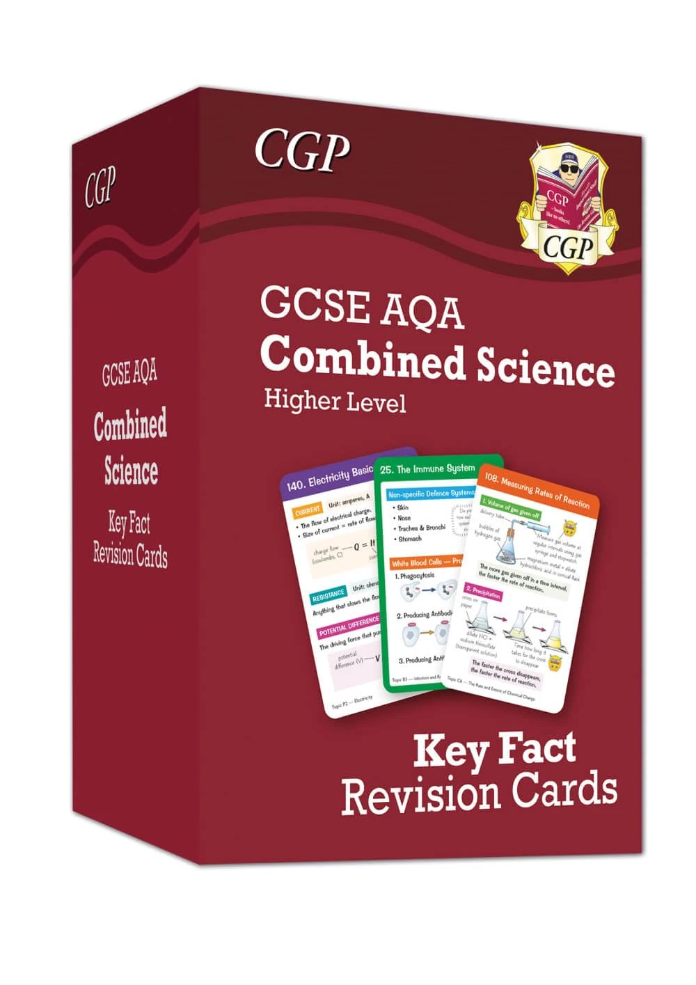 New GCSE Combined Science AQA Higher Key Fact Revision Cards - Summary cards for quick revision (CGP AQA GCSE Combined Science)