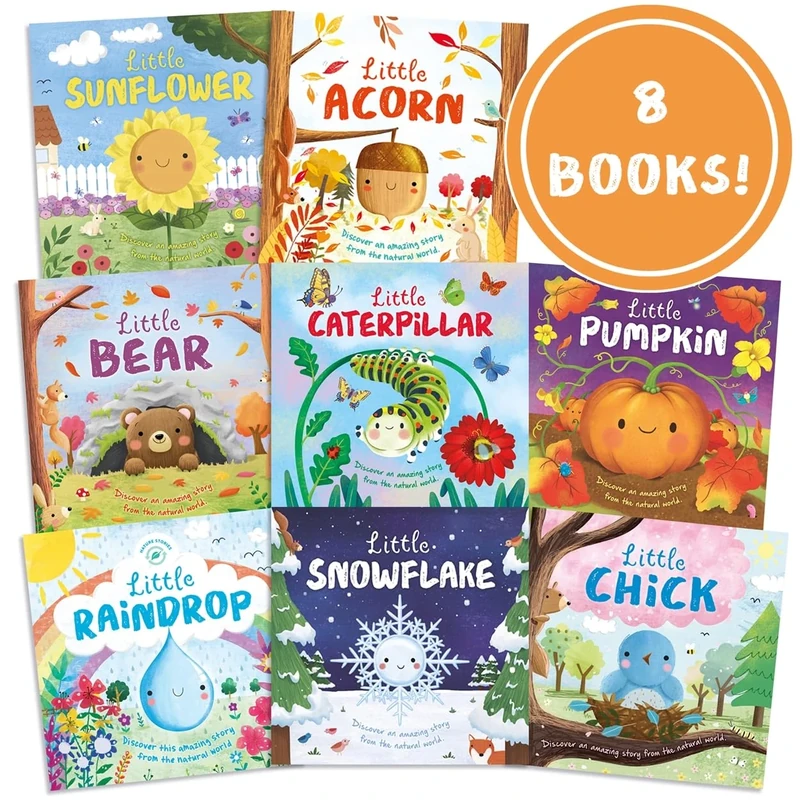 Collection of 8 Nature Stories (Children's Illustrated Picture Flats)